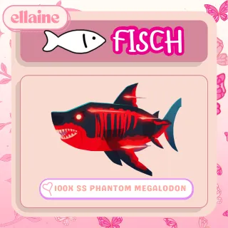 100x Sparkling Shiny Phantom Megalodon