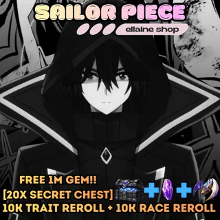 Atomic Set + Shadow Set + FULL PITY [free 20 secret chest + 10k Trait + 10k Race]