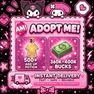 500+ Age-Up Potions, 360K-400K Bucks [Adopt Me Account]