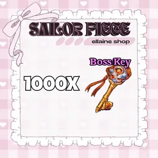 1000x Boss Key - Sailor Piece