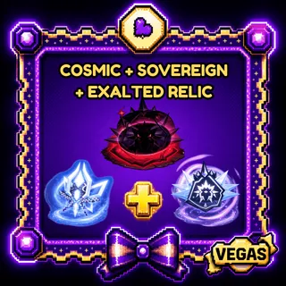 50X COSMIC RELIC + 15x Sovereign Relic + 50X EXALTED RELIC