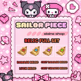  COMPLETE SET RELIC - Sailor Piece