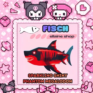 10x Sparkling Shiny Phantom Megalodon