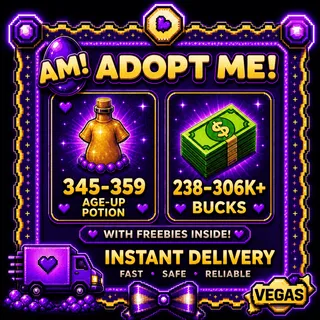 345-359 Age-Up Potions, 238-306K Bucks [Adopt Me Account]