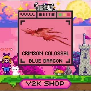 Crimson Colossal Blue Dragon