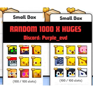 1000x Random Huges  x1 PS99 Pet Simulator 99 Roblox