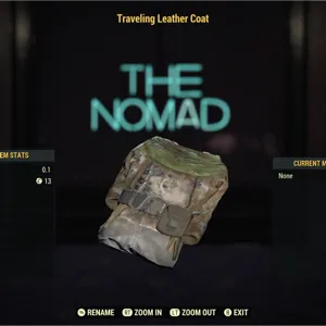 Traveling Leather Coat