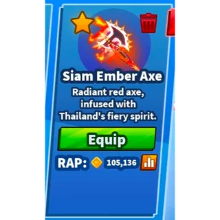 Siam  ember axe