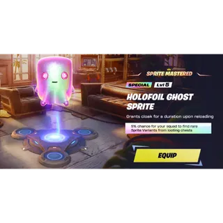 Fortnite > Holofoil Ghost Sprite Level 5 (Fast Delivery)