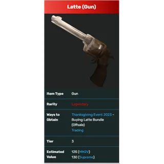 MM2 > Latte gun (Fast delivery)