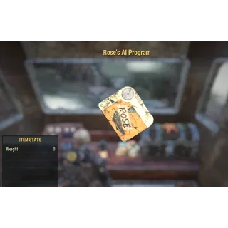 Rose's AI Progam Damaged Holotape Roses