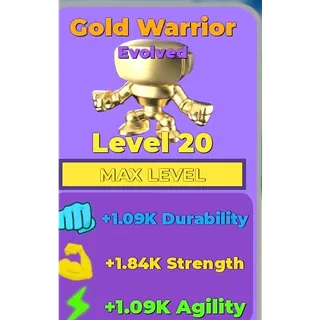 golden warrior evolution level 20