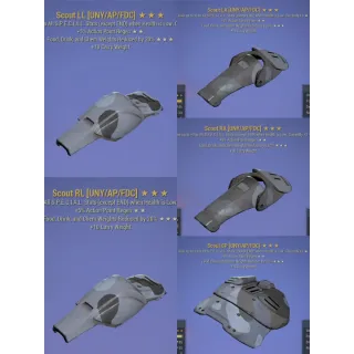 UNY/AP/FDC urban scout set