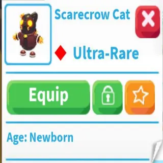 Scarecrow Cat X33