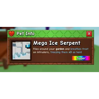 Mega Ice Serpent | GAG 2