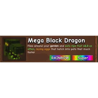 Mega Black Dragon | Grow A Garden 2