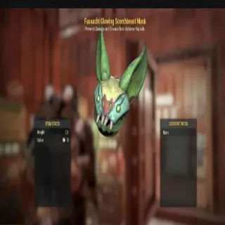 Glowing Scorchbeast Mask