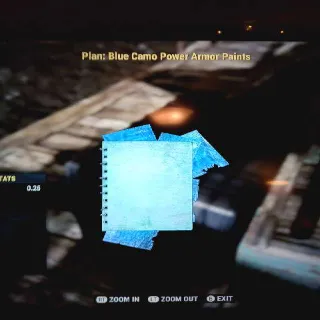 Blue Camo Power Armor