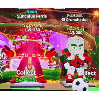 Foot ball El Crunchador & Neon Sunculus Ferris