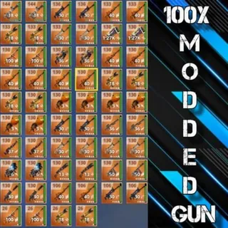 100x Modded Weapons