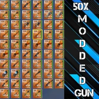 50x Modded Weapons