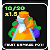 10x(1.5damage potions)
