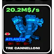 Atlantis tre cannelloni (20.2m/s)