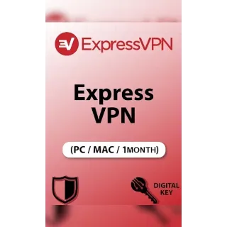 Express VPN (PC, Mac) 1 Device, 1 Month - ExpressVPN Key - GLOBAL