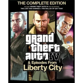 GTA IV: Complete Edition Rockstar Games Launcher Key GLOBAL