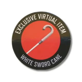 White Sword Cane