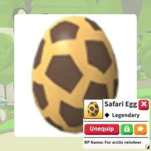 Named Safari Egg