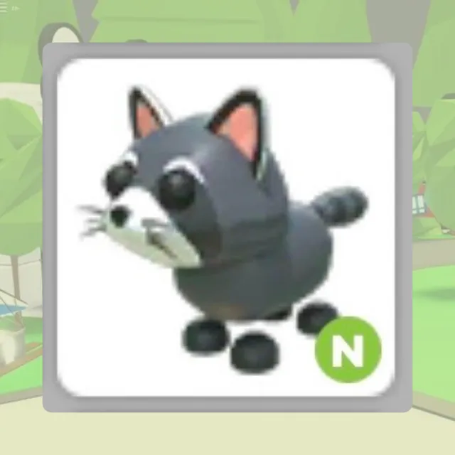 Neon Raccoon - Adopt Me! Game Item - Gameflip