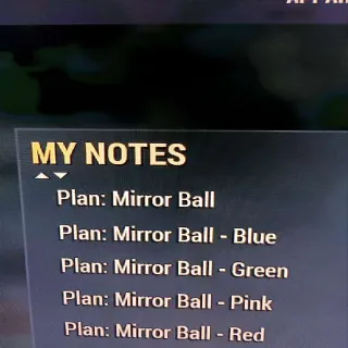 Mirror Balls Plan X 5