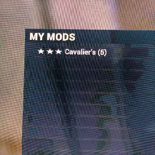 5x Cavaliers Mods