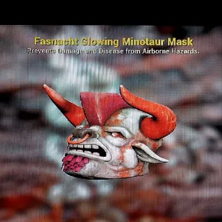 Glowing Minotaur Mask 😷