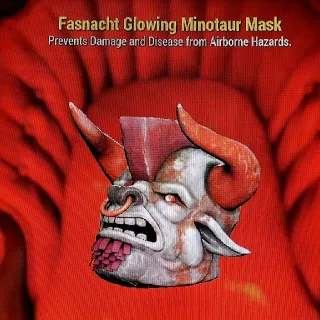 Glowing Minotaur Mask 😷