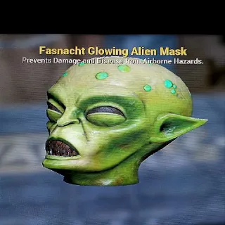 GLOWING ALIEN MASK 👽