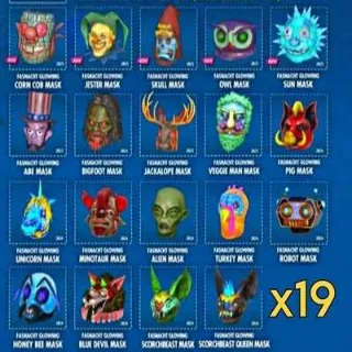 🌟 FCJS 19 GLOWING MASKS 🌟