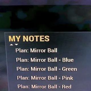 Mirror Ball Plan X 5