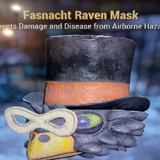 Fasnacht Raven Mask