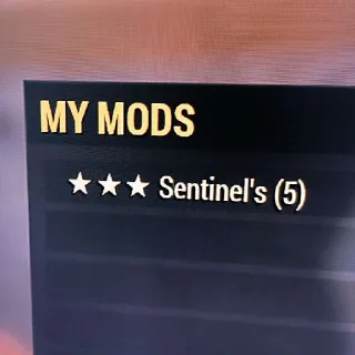 Sentinels Mod X 5 🥳🥳🥳