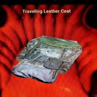 TRAVELING LEATHER COAT