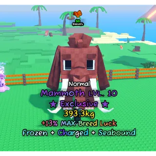 Mammoth w frozen mut| catch and tame