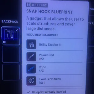 snap hook blueprint