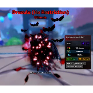 Dracula No restriction als