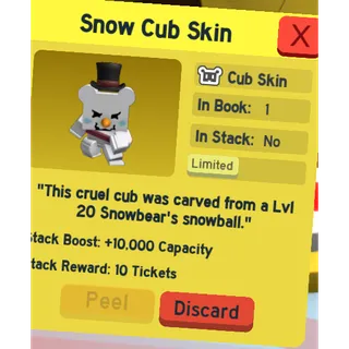 Snow cub