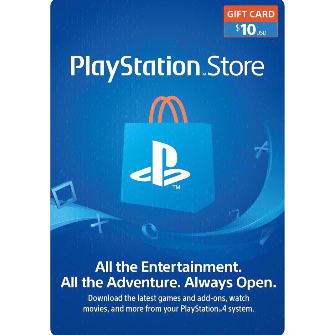 Playstation Store 10(+0.95) Gift Card(USA) PlayStation