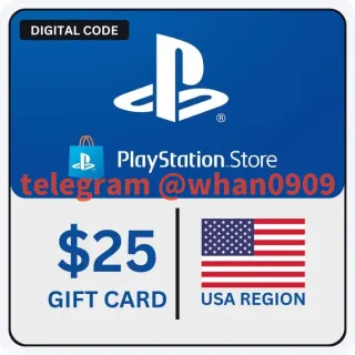 $25 PlayStation Store