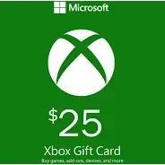 $25.00 USD Xbox Gift Card