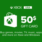 $50.00 USD Xbox Gift Card（Instant Digital Delivery）